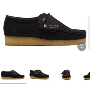 Black Clarks Wallabees